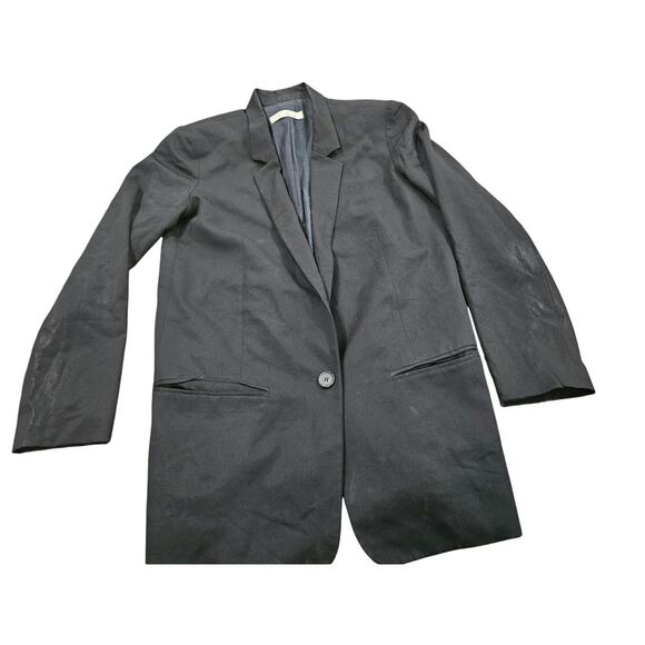 Chloé Jackets & Blazers - Vintage Chloe Wool Black Women's Blazer Jacket Size T36 Made in France Size 8